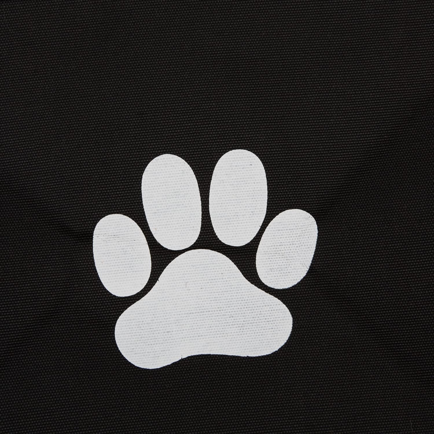 Bone Dry Pet Storage Collection Collapsible Bin, Black, Medium Rectangle