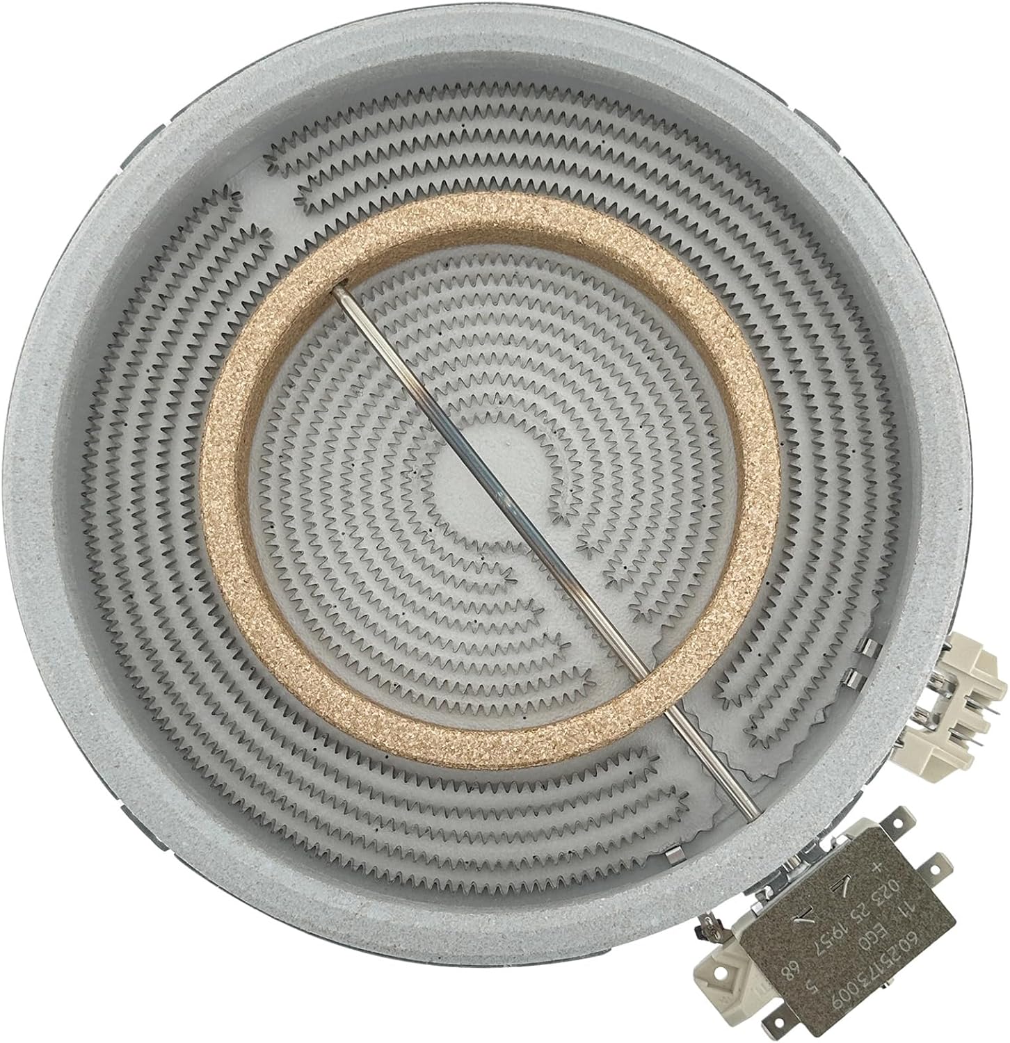 Range Cooktop 8"/5" Dual Radiant Surface Element Burner 2200/750W 9inch, Compatible with Jenn-Air Maytag KitchenAid, Replaces W10221529, WPW10221529, W10162365, WPW10162365, W10823709, W10823703