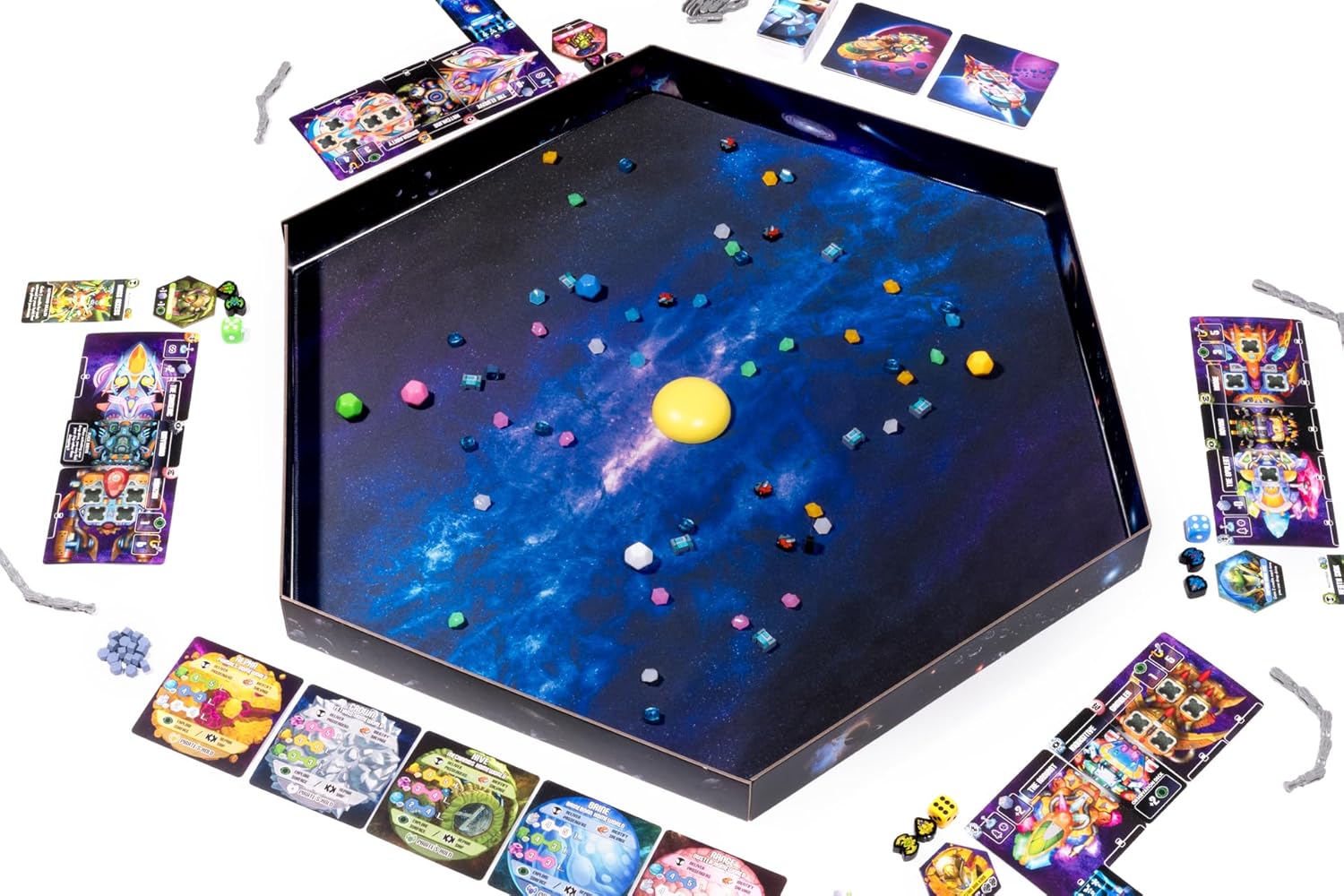 Space Mat by Phase Shift Games – Premium Neoprene Gaming Playmat (24x28 Inch) for Drop Drive & Tabletop Games | Stunning Sci-fi Artwork