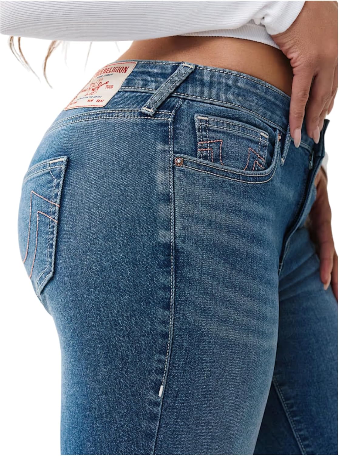 True Religion Women's Becca Mid Rise Bootcut Jean