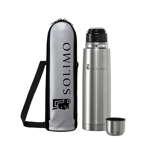 Solimo Stainless Steel Insulated Flask, 500ml