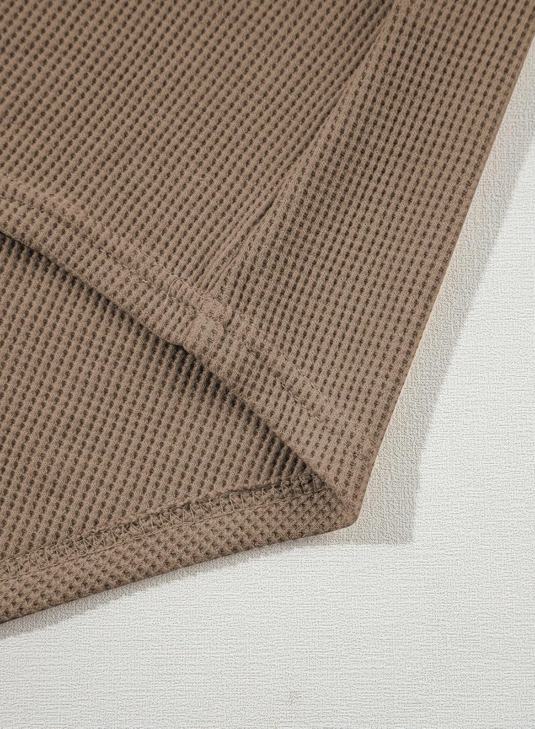 SHEWIN Womens Fall Sweatshirt Casual Waffle Knit Half Zip Pullover Loose Long Sleeve Tops - Image 8