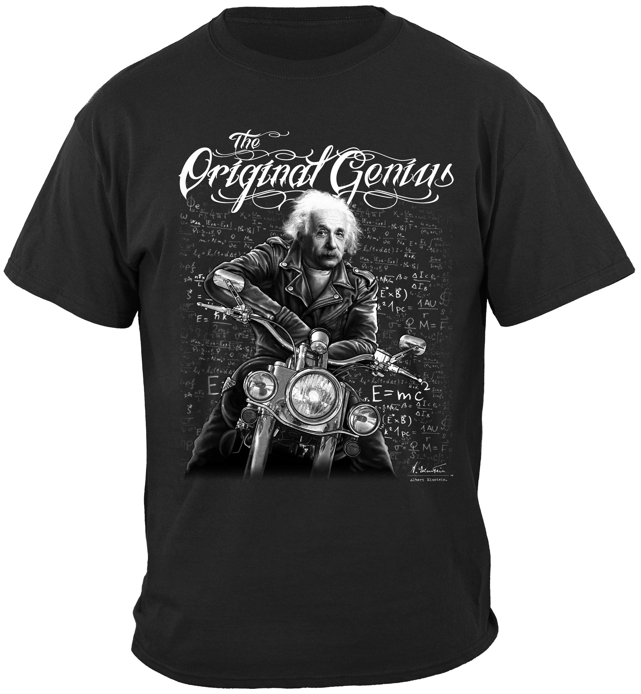 Erazor   Bits  T-Shirt Einstein The Original Genius Black