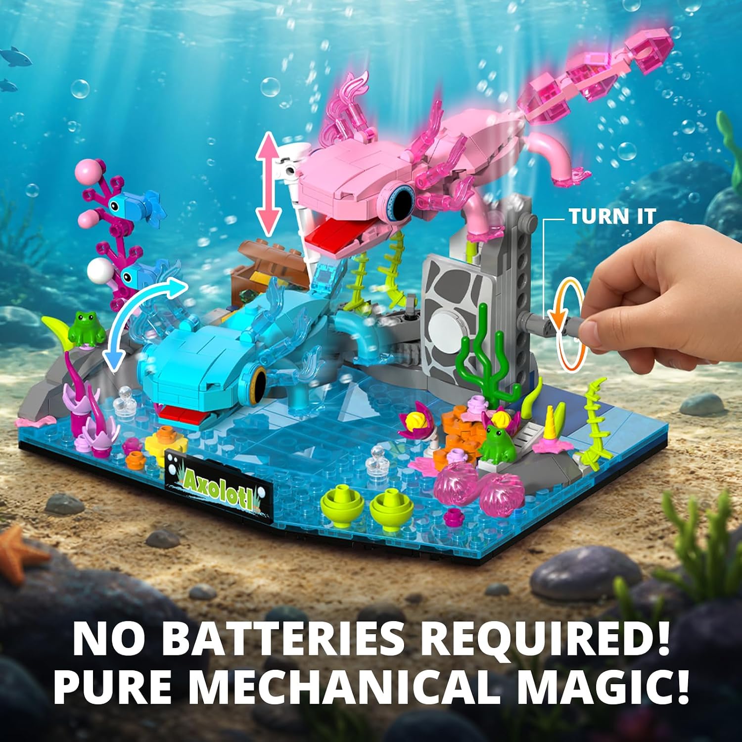 Axolotl Toy Building River Scenery Gifts