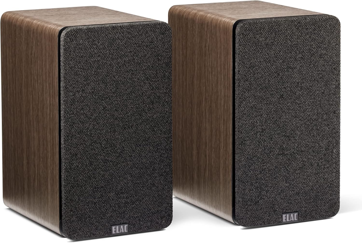 ELAC Debut ConneX Powered Bookshelf Speakers with HDMI ARC (Walnut)
