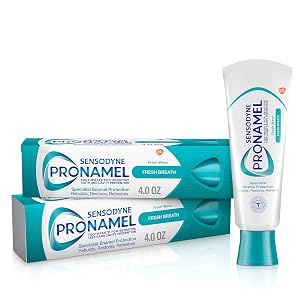 Sensodyne Pronamel Fresh Breath Enamel Toothpaste for Sensitive Teeth to Reharden and Strengthen Enamel Fresh Wave - 4