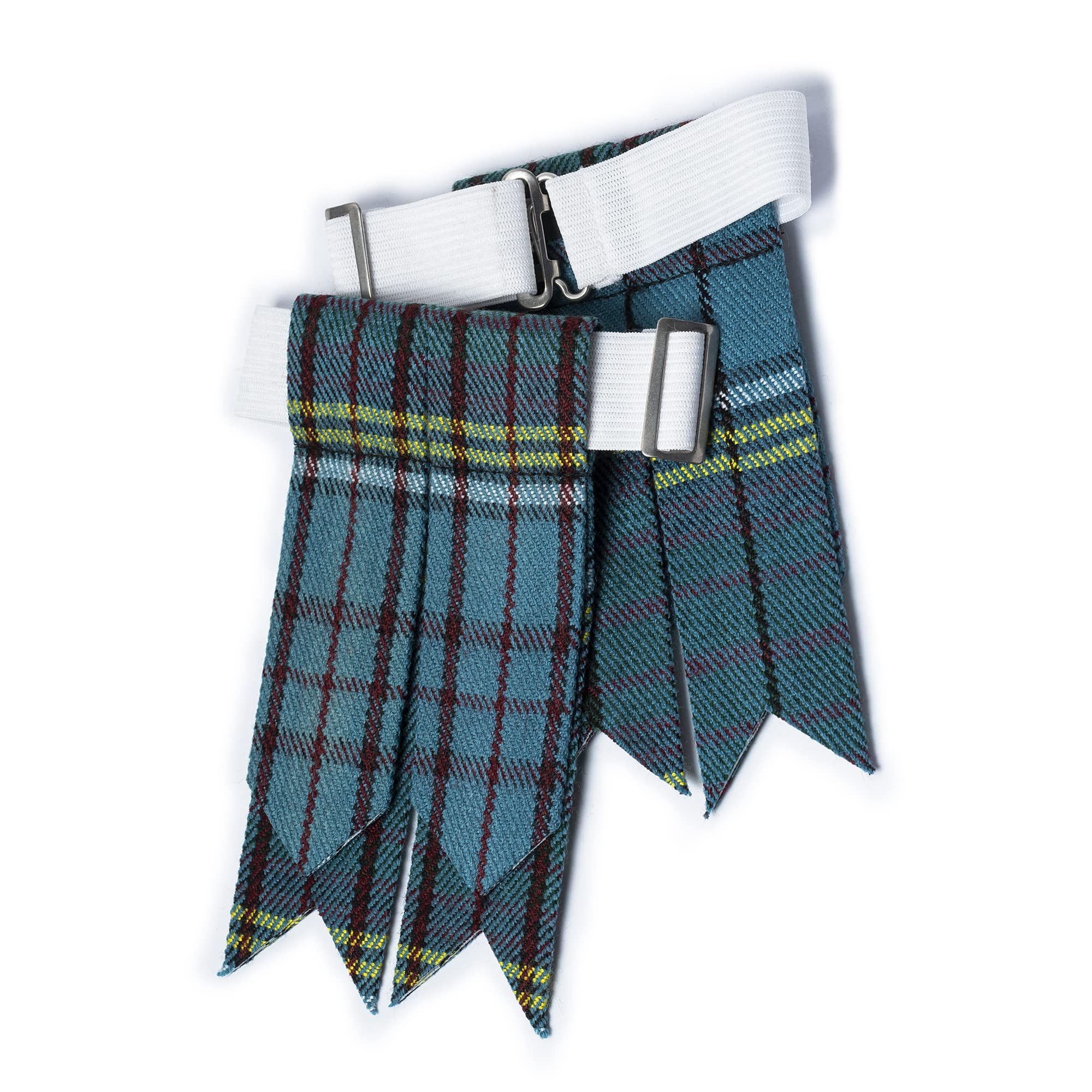 William Galt Flashes Per Kilt Scozzesi In Tartan Multicolore - Con Fibbia E Giarrettiera Pesanti, Taglia Unica, Unisex Adulti Saint Tail - Foto 5