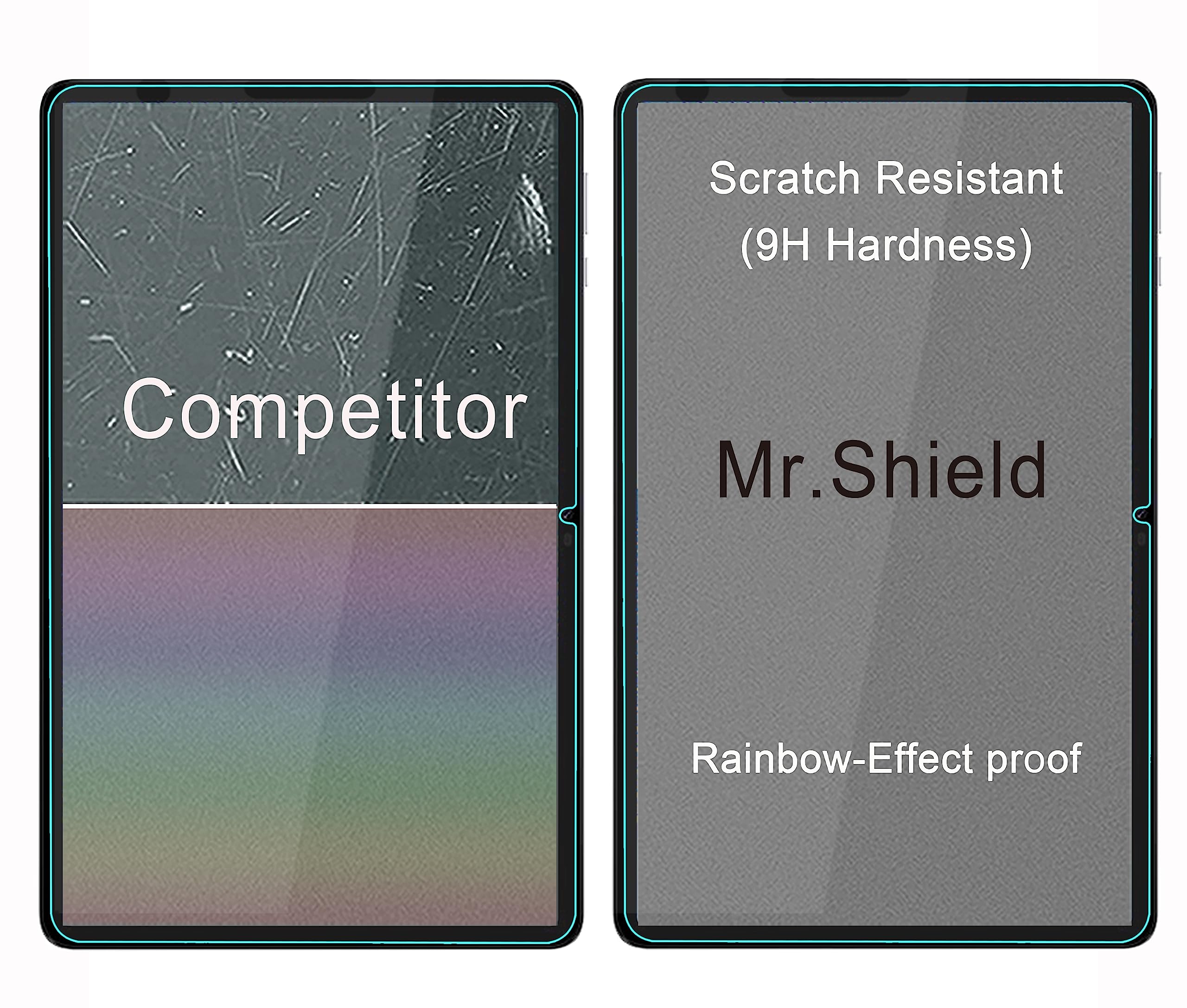 Mr.Shield Verre Trempé Pour Honor Pad X8a 11 Pouces - Lot De 2 - Dureté 9H - Anti-Rayures, Oléophobe - Protection Écran HD