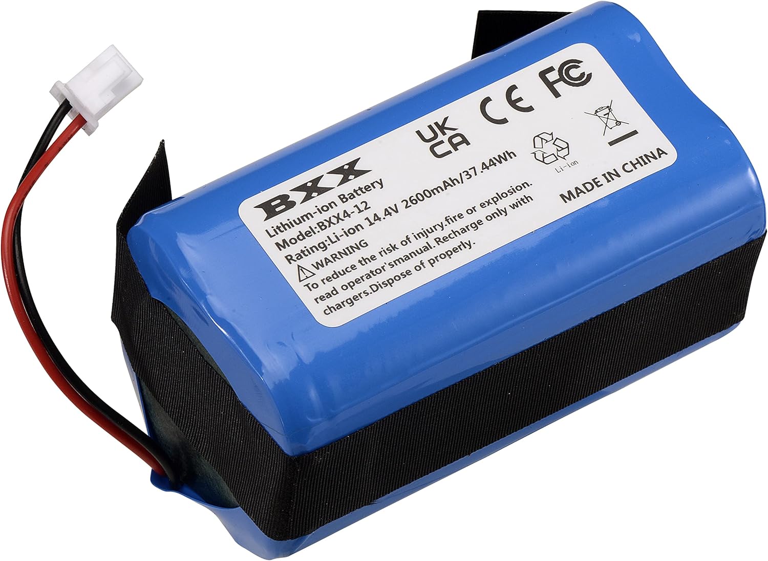 BXX 14.4V Battery Replacement for Shark RVBAT850, RVBAT850A, ION Robot