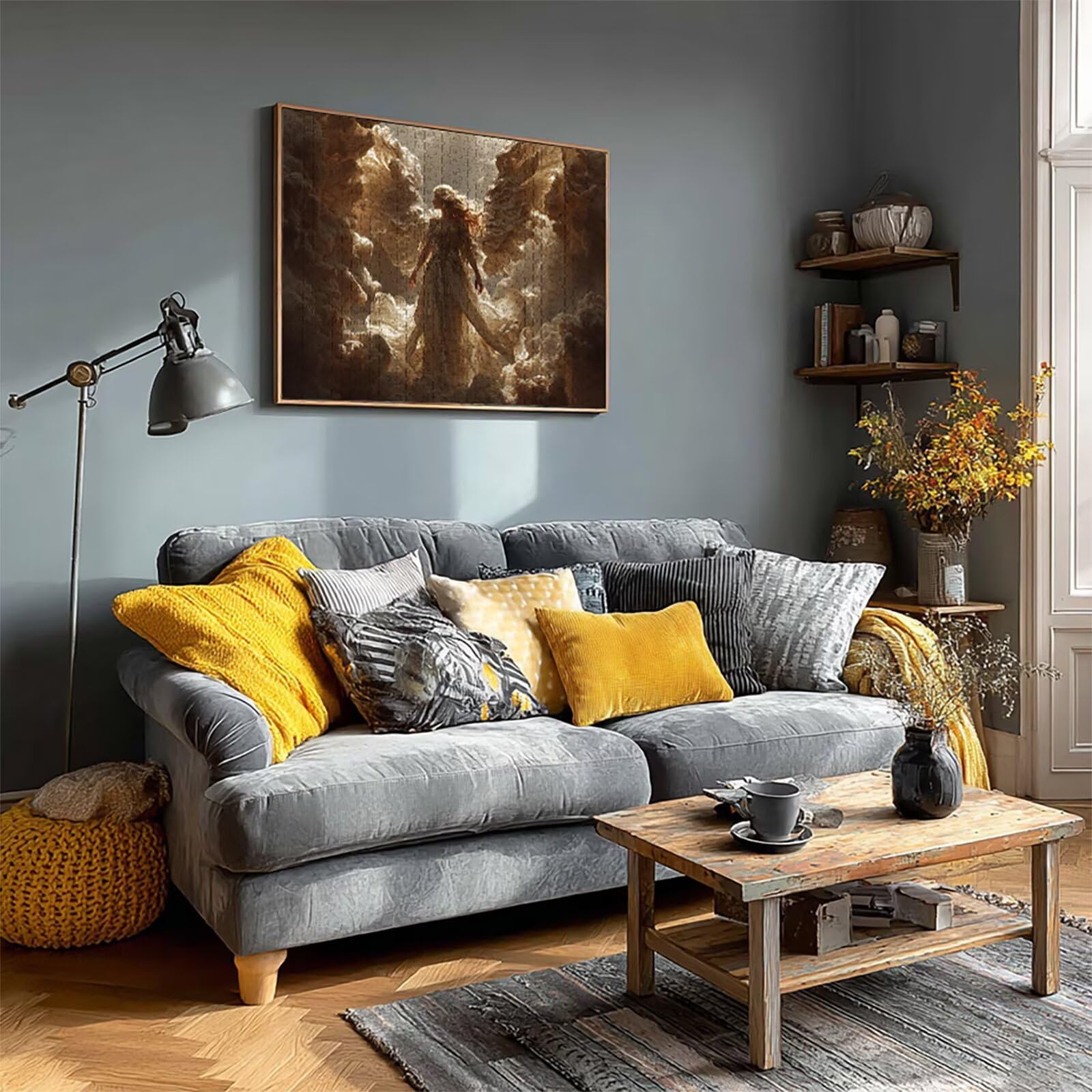 Puzzle Arte con Scatola Cloud, Ala Puzzle Legno 6000 Pezzi Adulti 179x105cm, DIY Classici Gioco, Attività di Intrattenimento ad Alta Difficoltà, Jigsaw Per Tutta La Famiglia, Regalo Donna, S-6120