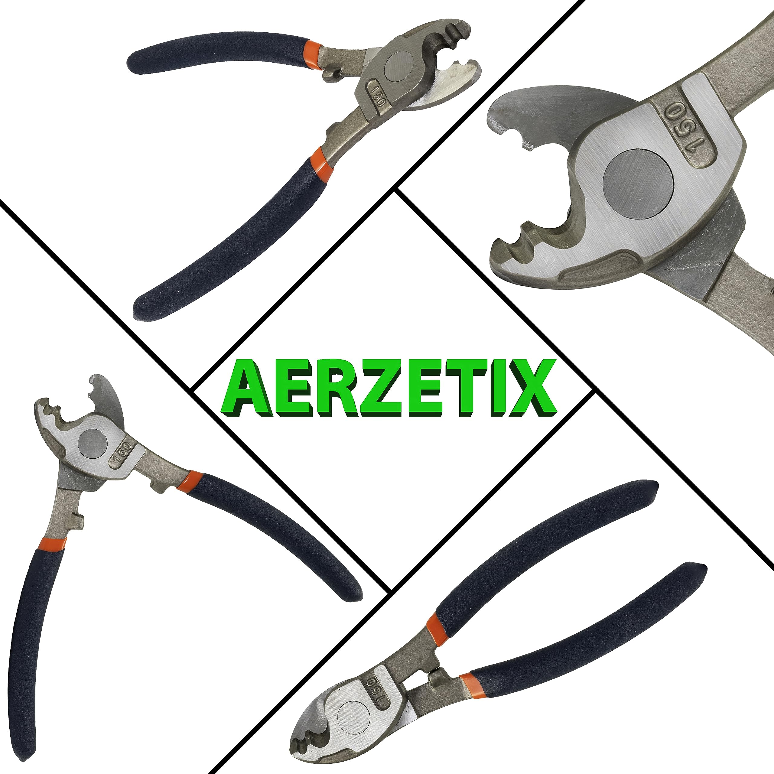 AERZETIX - C68449 - Pinza tagliacavi/filo 165x55x14mm - tronchese