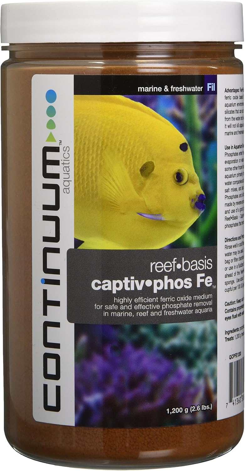 Continuum Aquatics ACO30666 Reef Phosphate Water Supplement for Aquarium, 2.6-Pound (QCPFE1200)