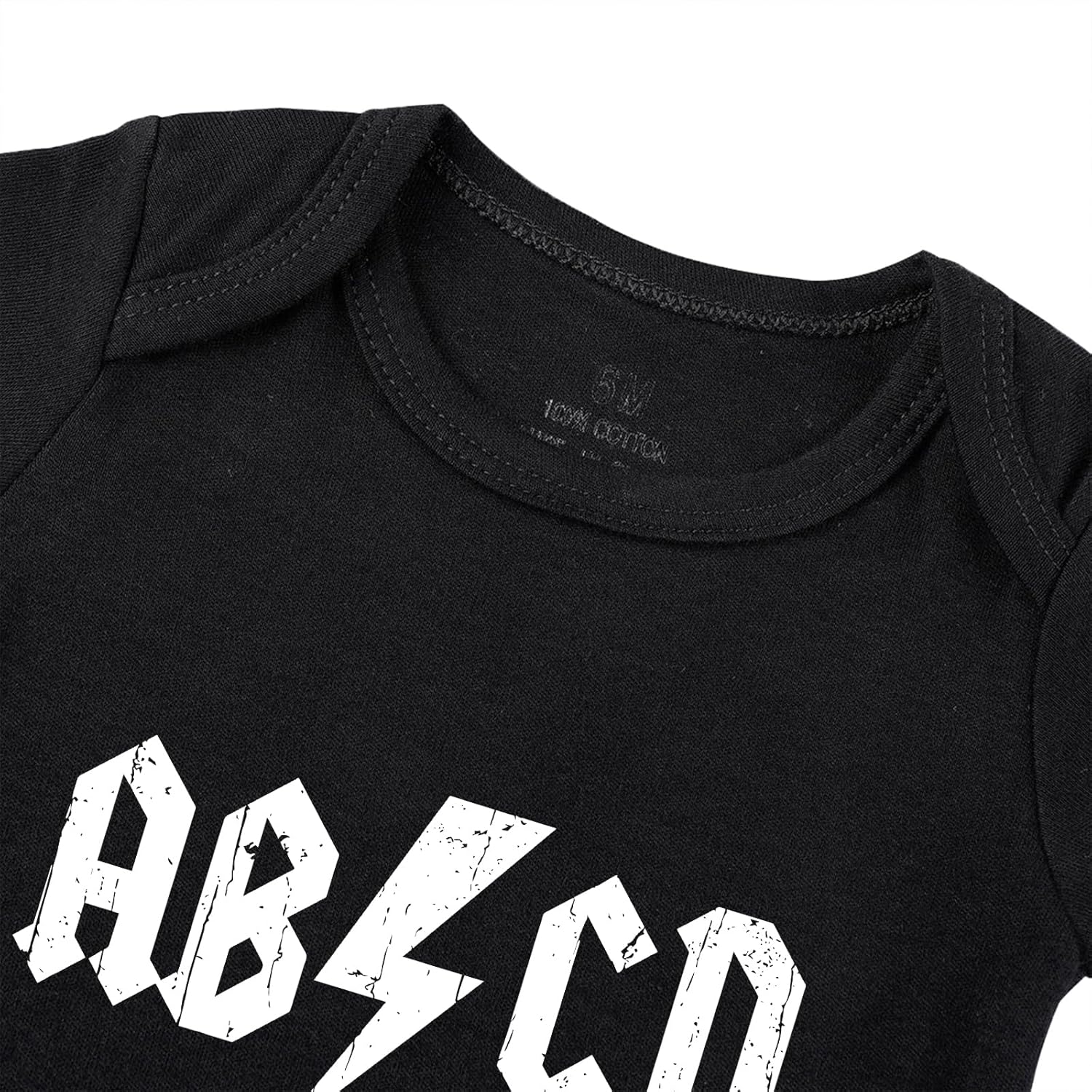 ABCD Baby Bodysuit Newborn Bodysuit Boy Funny Baby Clothes Rock Band Babies Clothes Infant - Image 4