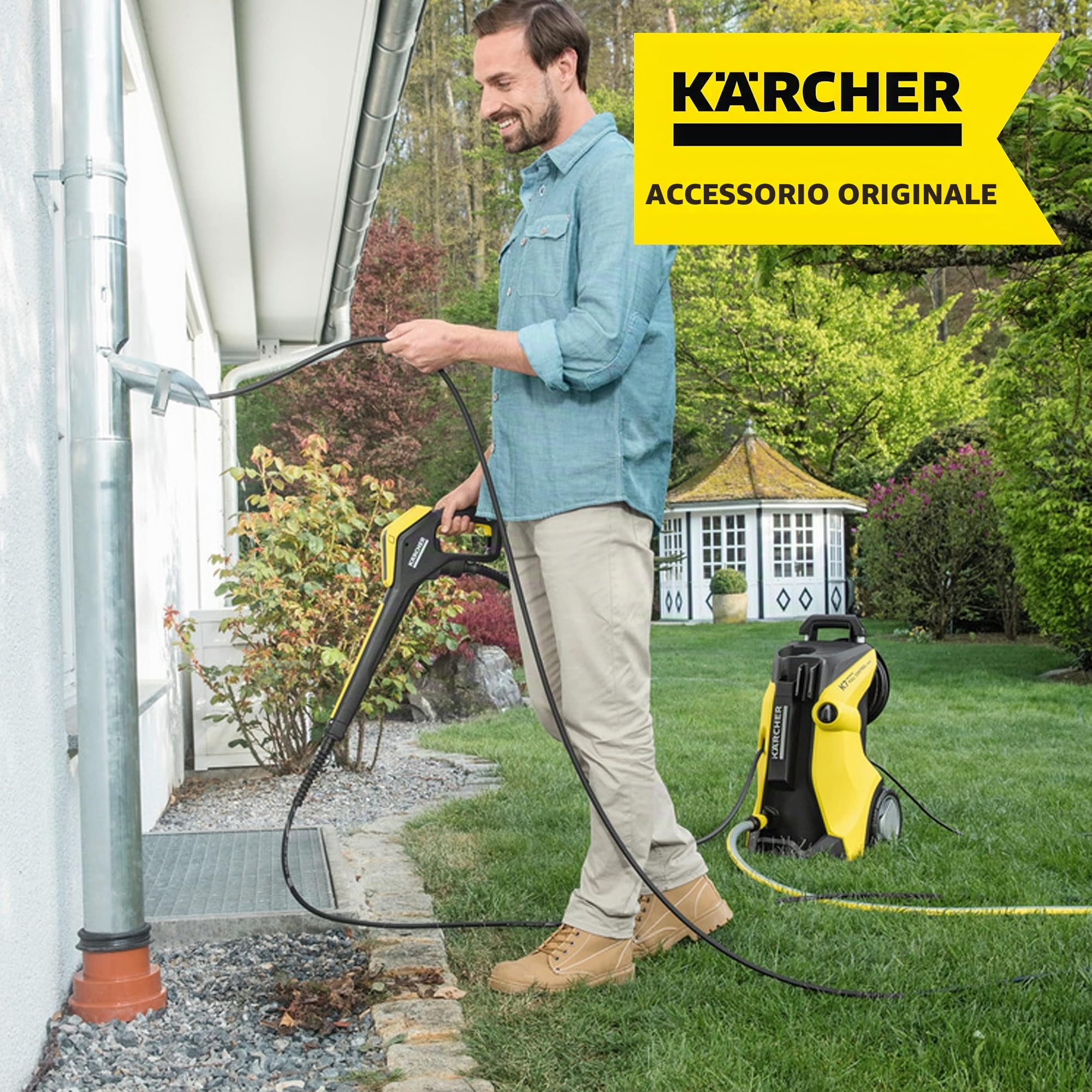 Kärcher Accessorio Per Idropulitrice - Dispositivo Sturatubi 7,5 mt per modelli dalla classe K 4