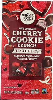 WHOLE FOODS MARKET Milk Chocolate Cherry Truffles, 3.5 OZ