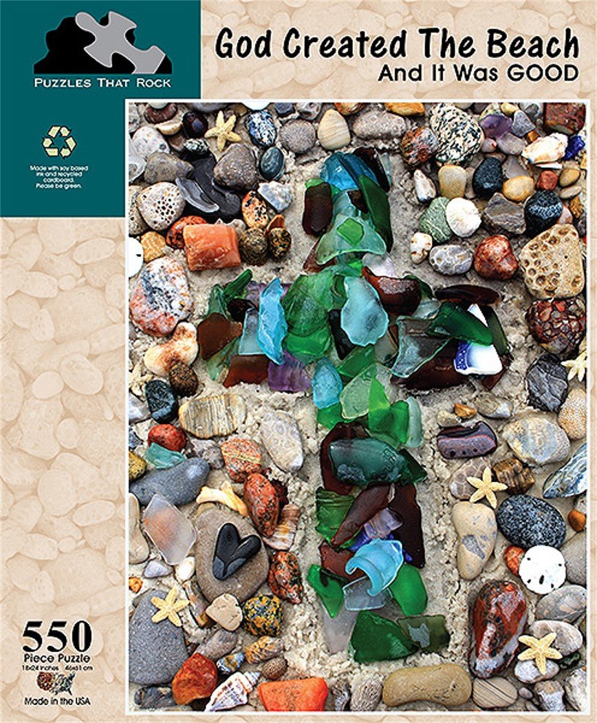 God Created The Beach And It Was Good, Weathered Wonders - Puzzle 550 Pezzi