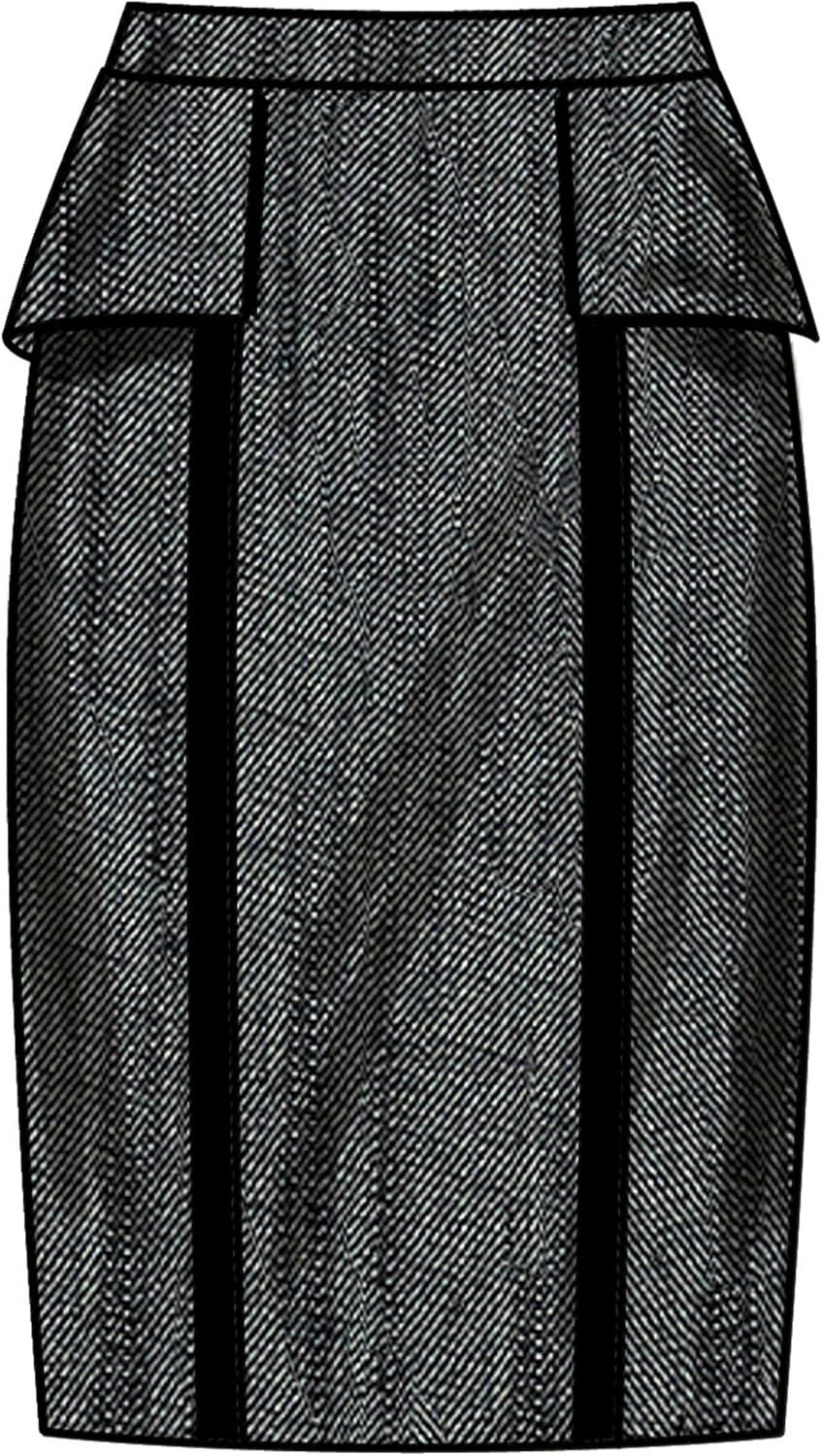 New Look UN6792A Easy to Make Misses' Pencil Skirts Sewing Pattern Packet, Design Code N6792, Sizes 4-6-8-10-12-14-16, Multicolor