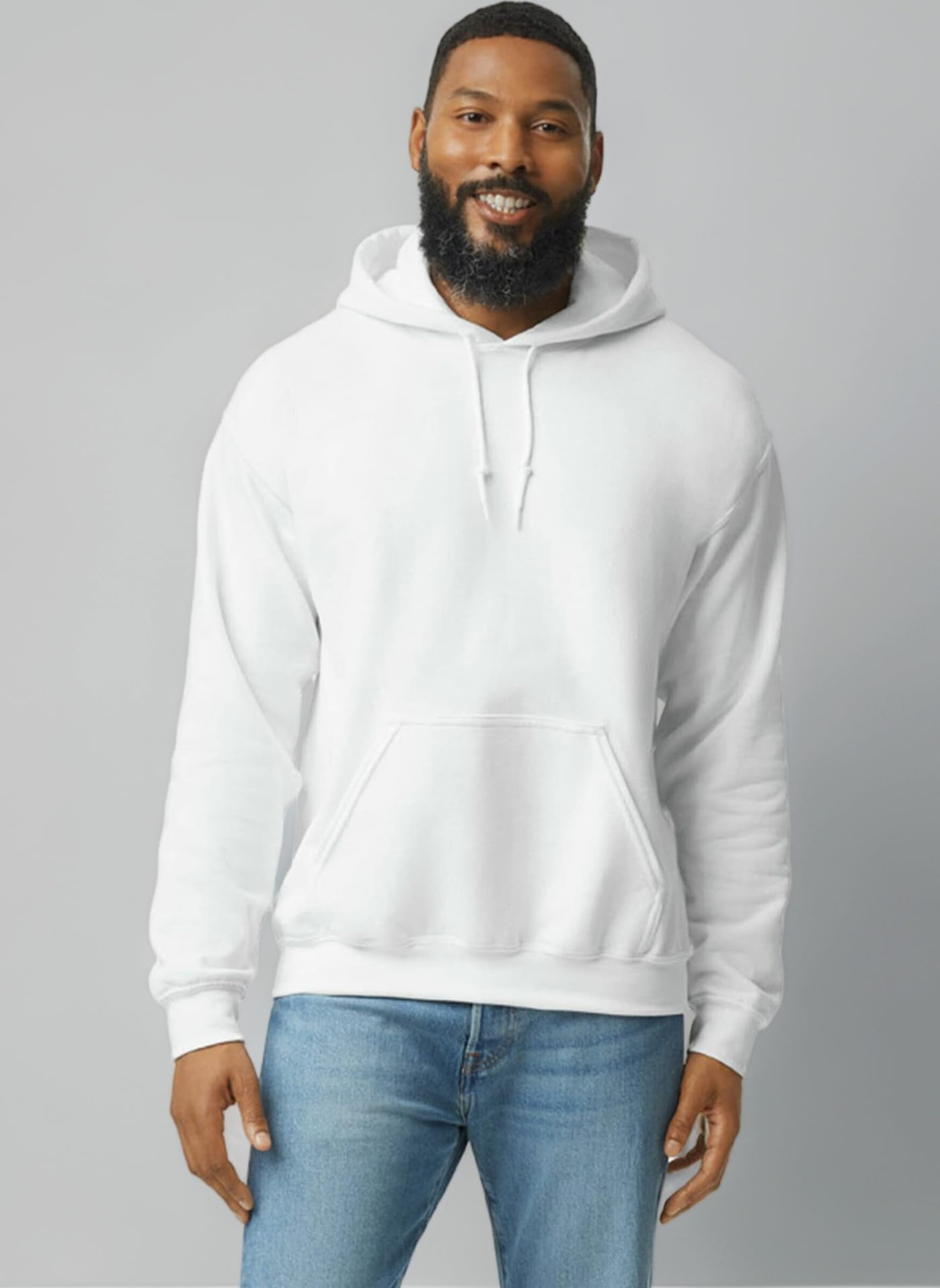 Men's Fleece Hooded Sweatshirt, Style G18500 Hooded Sweatshirt (pack of 1)