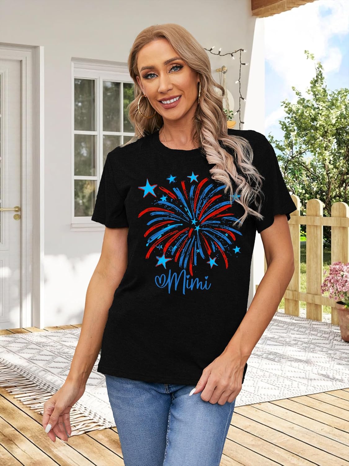 Nana Shirt for Women Mothers Day Shirts Most Loved Mimi Tee Tops - Image 4