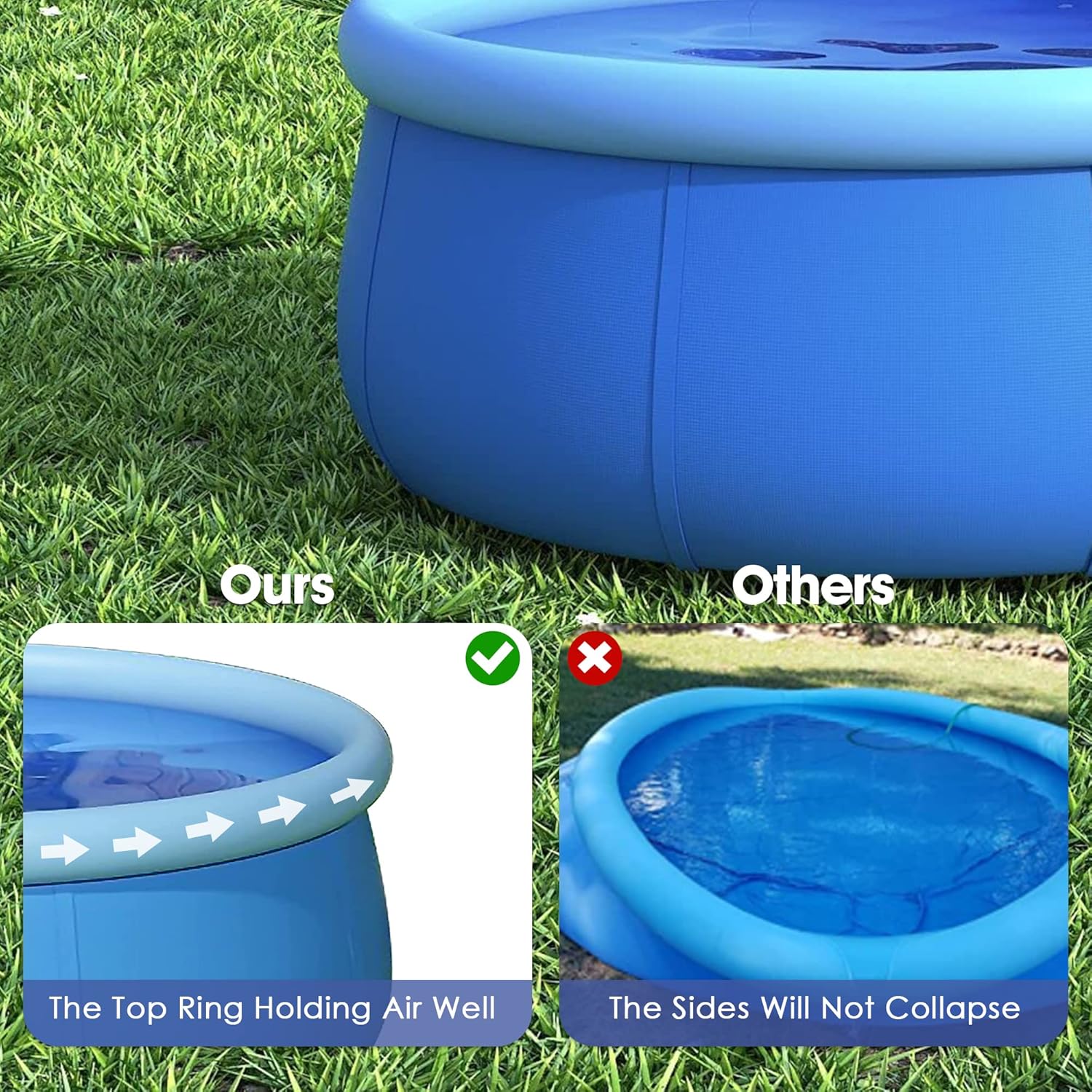 Family-sized Inflatable Swimming Pool for Backyard Kenya Ubuy