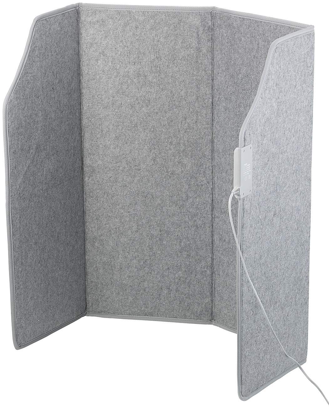Sichler Haushaltsgeräte Infrarot Paravent: Faltbares Fern-Infrarot-Heizpanel, bis 65 °C, 400 Watt, Größe L (Heizpaneel, Infrarotheizplatte, Beheizbare Fußboden Matte)