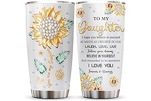 Daughter Gift from Mom/Dad - Ideal Birthday Present Tumblers
