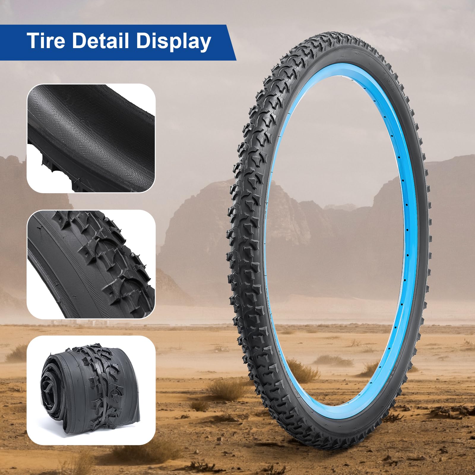 Amazon.com : 26x2.125 (57-559) Bike Tire 26 inch Bicycle tire