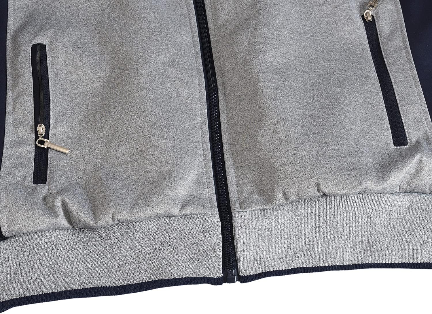 BGOWATU Men's Tracksuits 2 Piece Running Jackets Athletic Pants Sports Suit with Zipper Pockets - Image 4