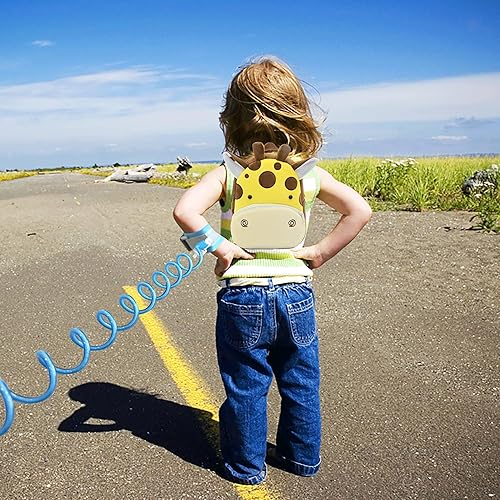 Miniatura 2 de Correa de mochila 4 en 1 para niños pequeños, bonita mochila con arnés 3D con eslabón de muñeca antipérdida, arneses para niños y niñas de 2 a 5