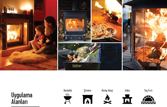BONGA Stove, Fireplace, Barbecue Igniter 35 Pieces 500 gr - Gel And Leek Alternative Natural Wood Wool Press