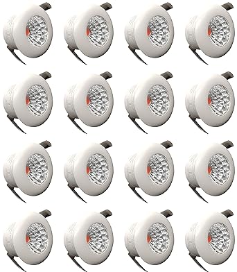 NEWOW 1W Pluto Round LED Ceiling Light, COB Light, Spot Light, Focus Light, Down Light (Color- Pink, NWCB01, 16, 1W)