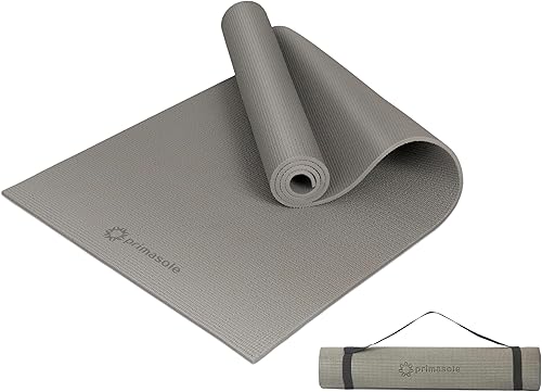Primasole - Esterilla de yoga con correa de transporte para yoga, pilates, fitness y entrenamiento de suelo en casa y gimnasio antideslizante, 9