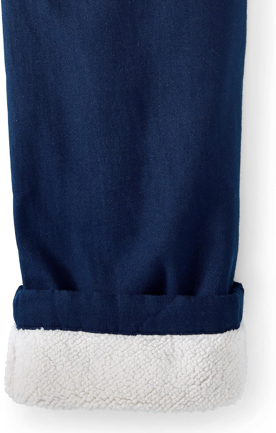 Lands' End Men's Sherpa Fleece Lined Flannel Pajama Pants