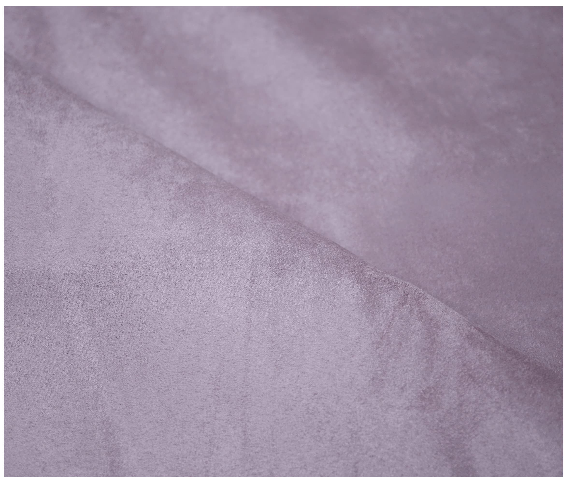 Faux Suede Soft Touch Leatherette Upholstery Fabric for Furnishings Cushions Curtain (300 x 150cm (3 Metre), Mauve)