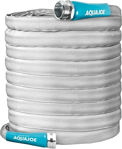Miniatura 2 de Aqua Joe AJFJH100-58-PRX XTREME FIBERJACKET Manguera de jardín flexible, resistente a las torceduras, 600 PSI máximo, 58 pulgadas de diámetro, 100