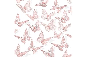 SAOROPEB 3D Butterfly Wall Decor: Your Perfect Dusty Pink Oasis