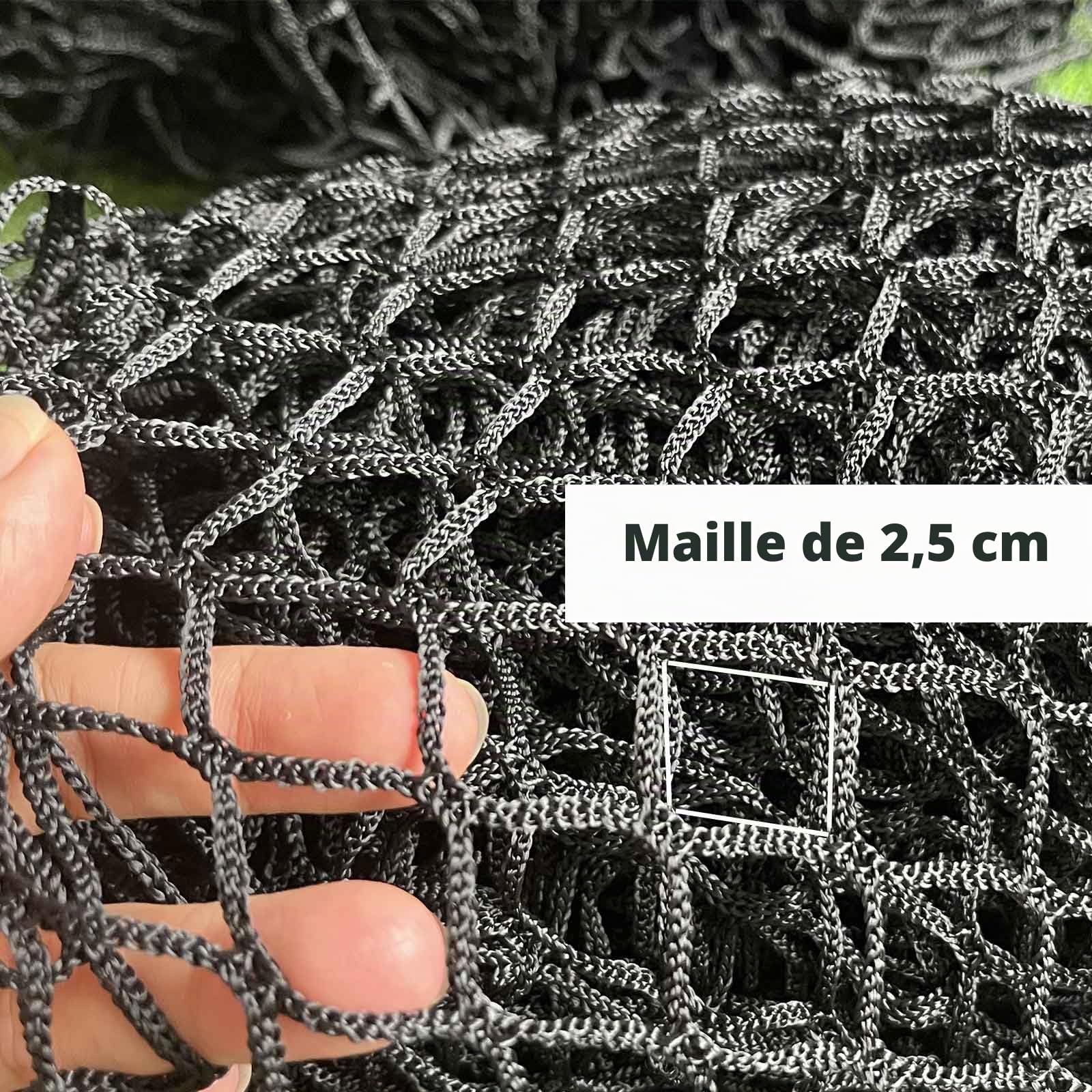 Filet pour Cage de frappeur de Golf 3 x 3 x 3 M Filet d'entraînement de Golf (Cadre Non Inclus)