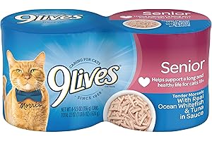 9Lives Wet Senior Cat Food: Wholesome Nutrition, Under $5