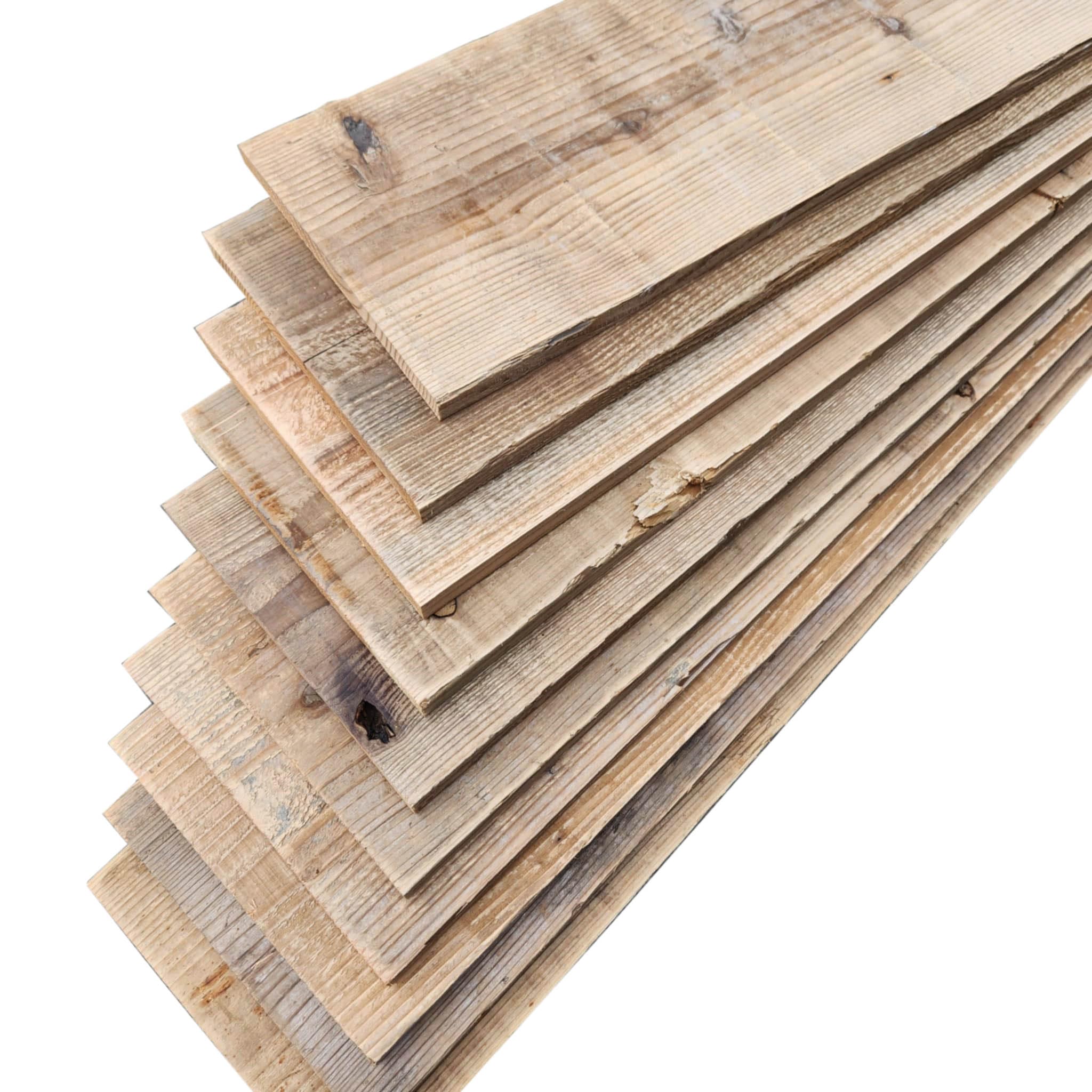 Amazon | WOODPRO【5-15K】杉足場板(古材) 15ミリ厚 基本仕上げ(1面 