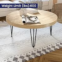 Vista 3 de SMARTSTANDARD Patas de mesa de horquilla de 8 pulgadas, 1/2 pulgadas de diámetro, 3 varillas de metal, proyectos de bricolaje para mesitas de noche