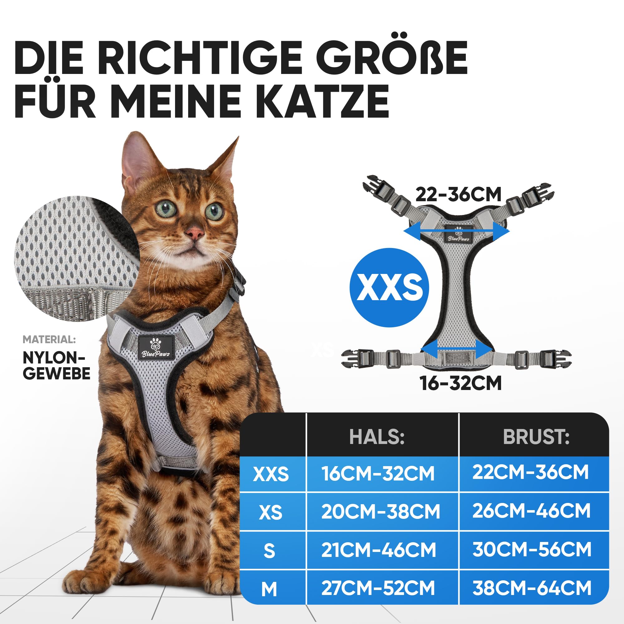Atmungsaktives Hundegeschirr Mit Leine & Kotbeutelhalter – Verstellbar, Reflektierend, Größe L Für Kleine Hunde