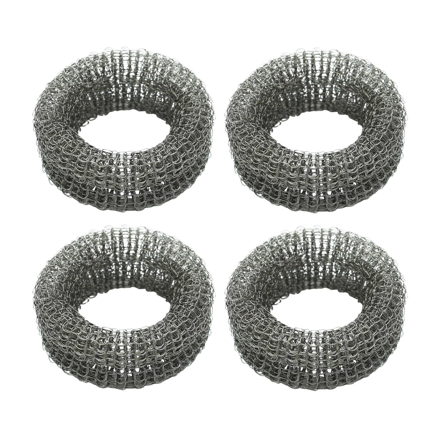 Juego de 4 calcáreas, hervidores de agua de acero inoxidable, reutilizables, insípidos, elimina la cal y los depósitos en hervidores de agua, teteras y arroceras