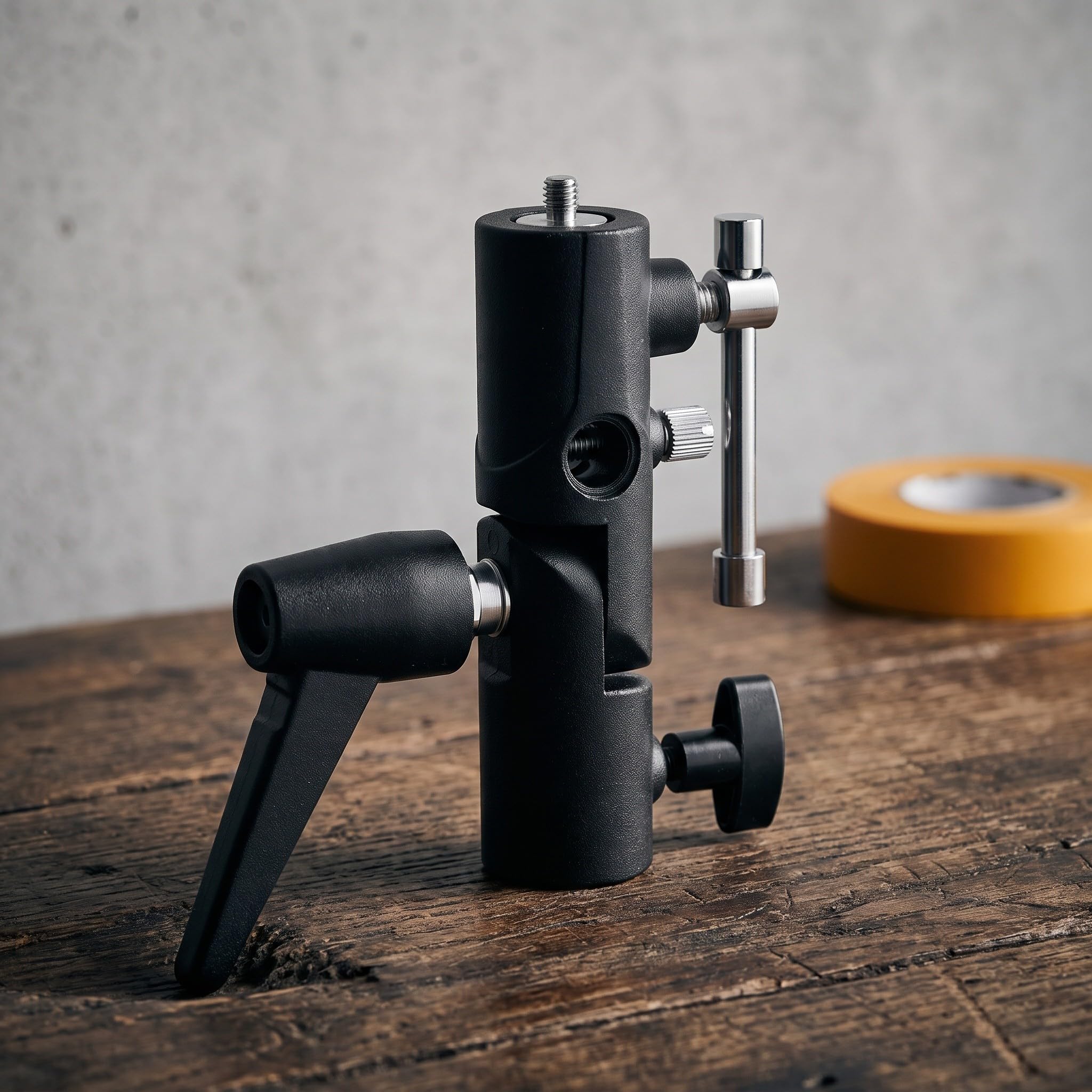 2 supporti per flash da fotocamera, design girevole a 160°