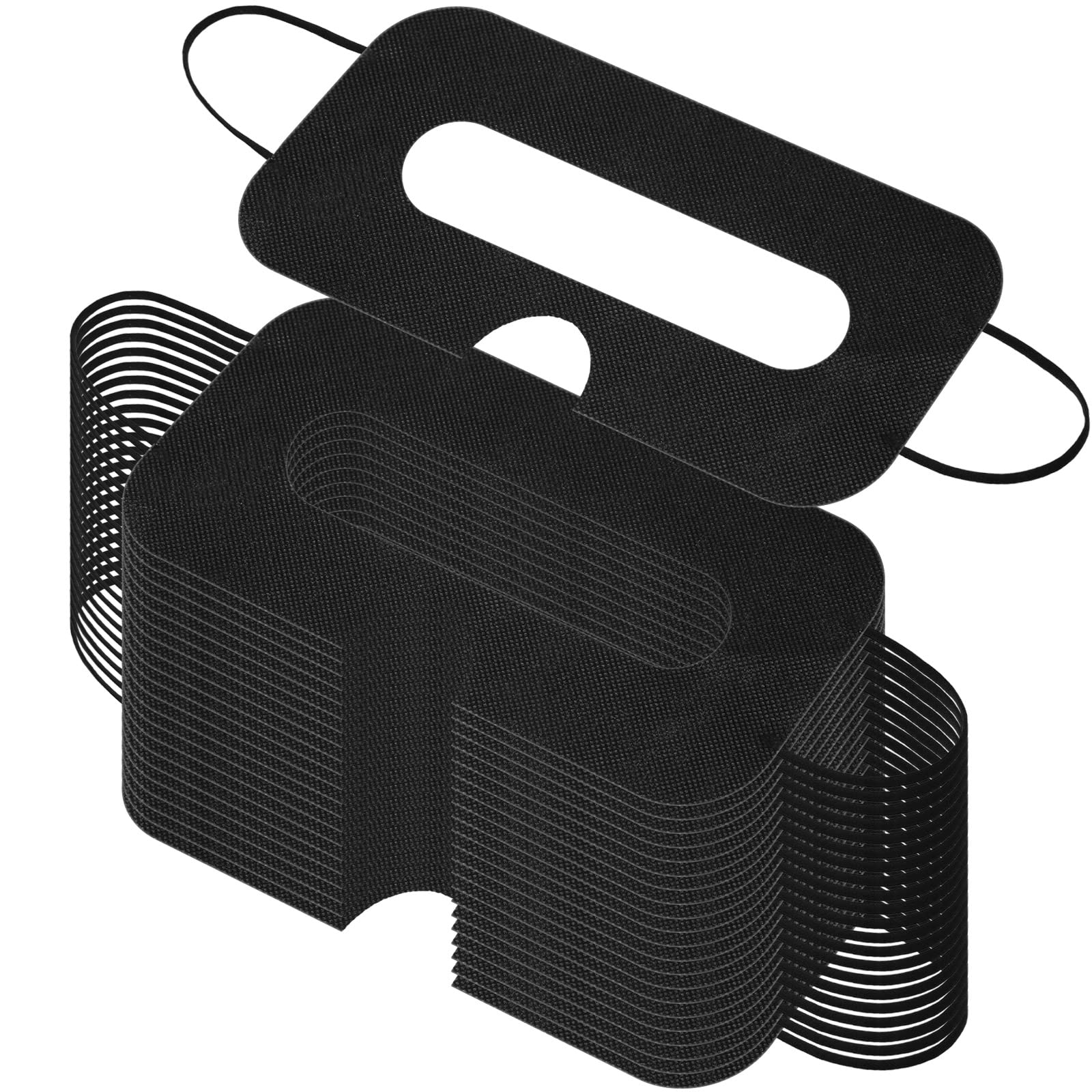 Kingdder 1000 Pcs Black Disposable VR Mask Compatible with Oculus, 3G Glasses, Antvr, DEEPOON VR, MR Headset