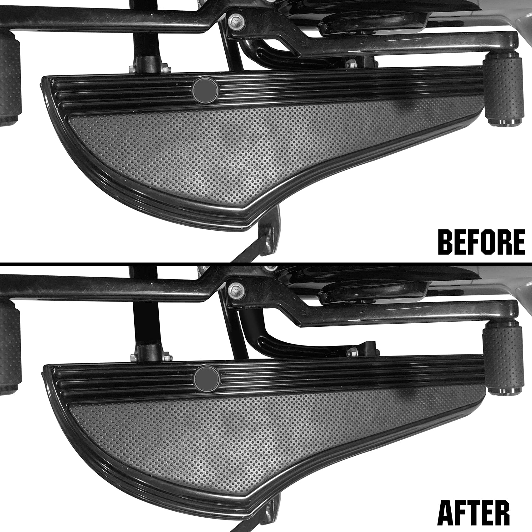 Kit De Montage De Plancher Passager Surélevé Noir 1997 & Plus Harley