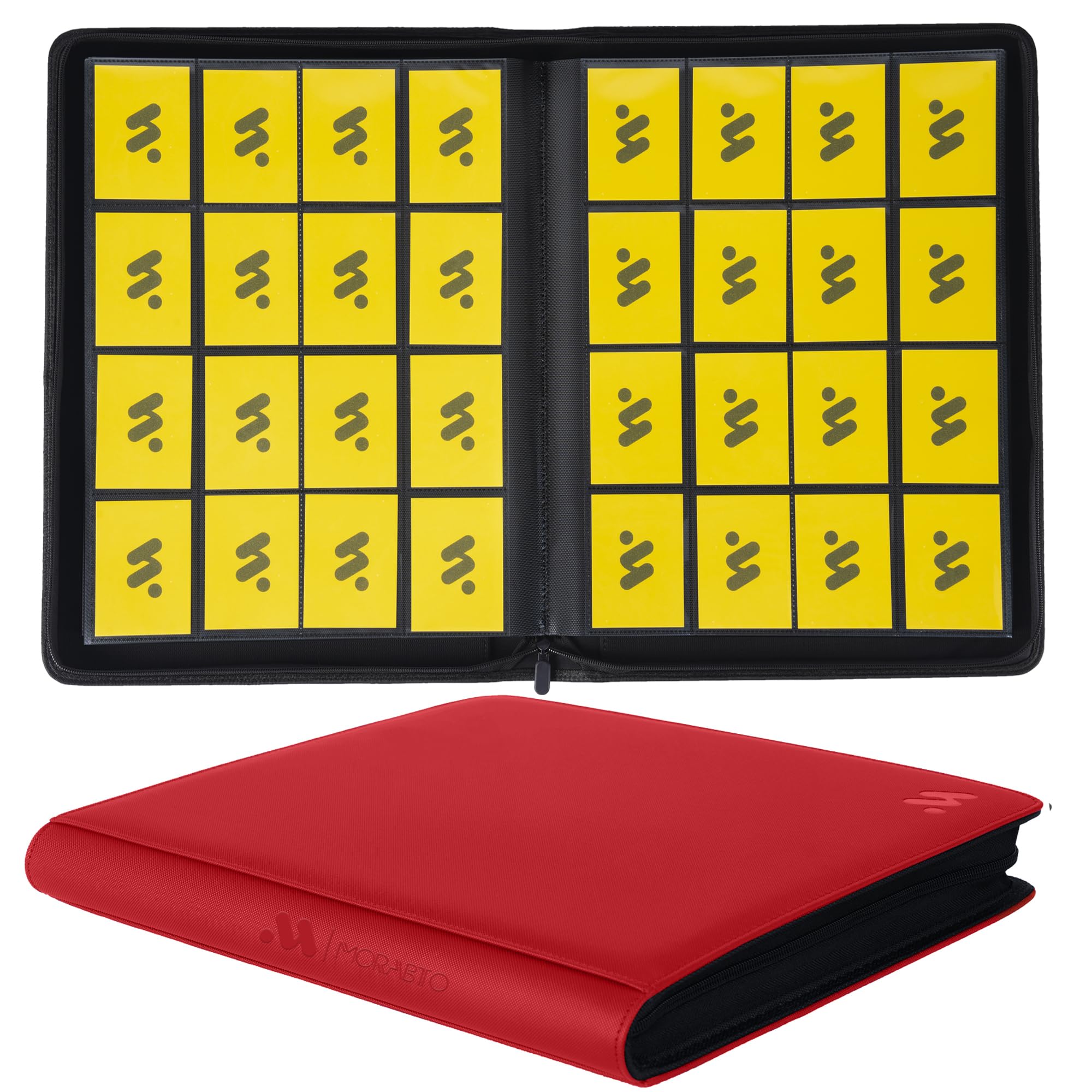 Amazon.com: MORABTO Card Binder 16 Pocket,Trading Card Binder Hold
