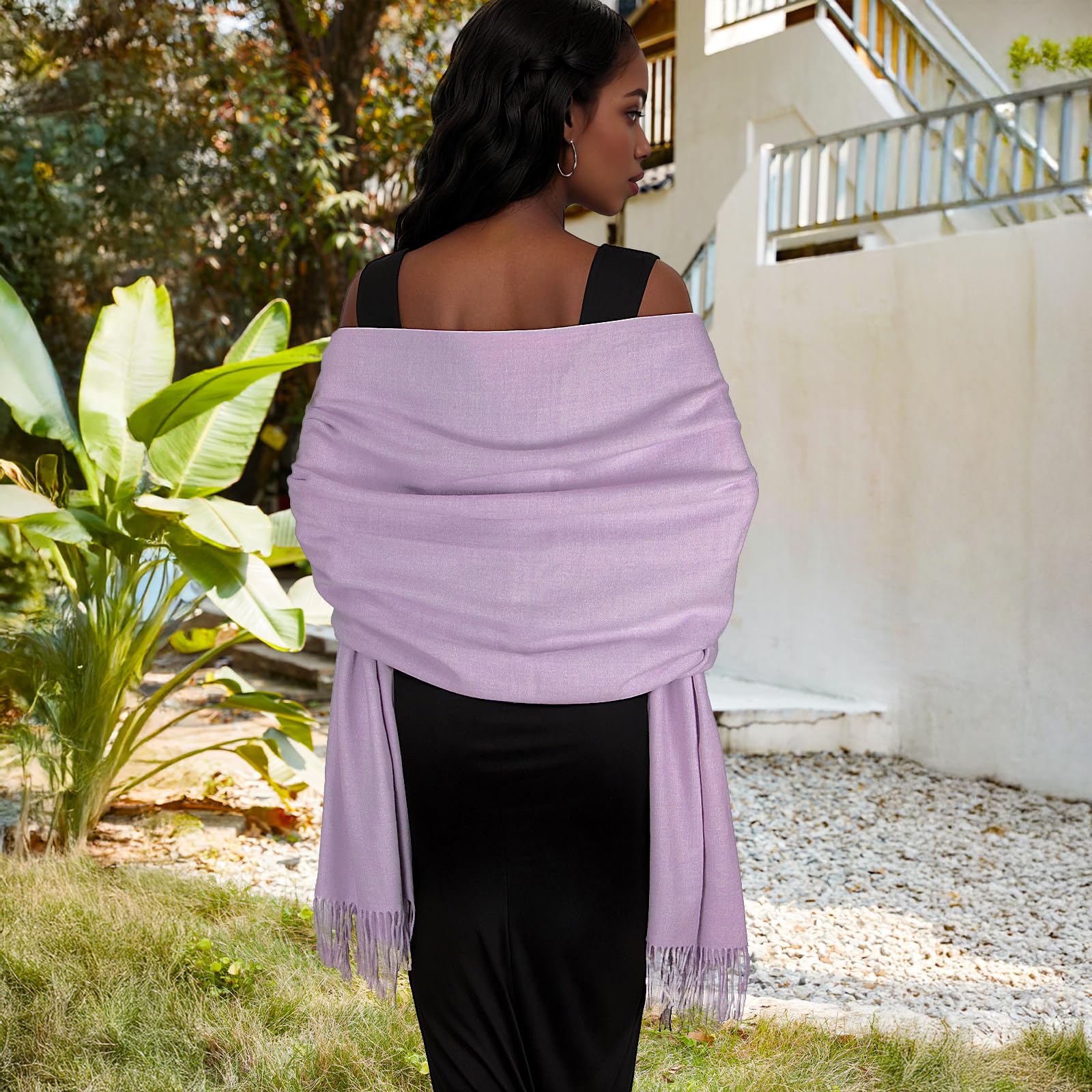 Pashmina Shawls and Wraps for Evening Dresses Warm Blanket Scarf for Wedding