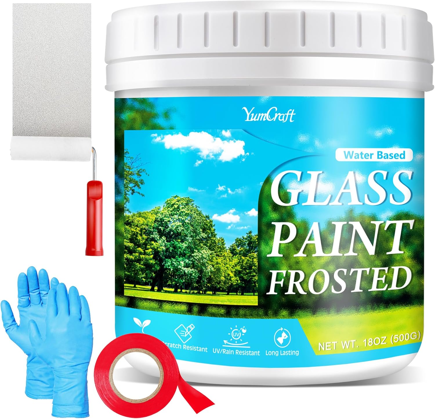 Frosted Glass Paint for Window, 18oz Window Privacy Paint, Frosted ...