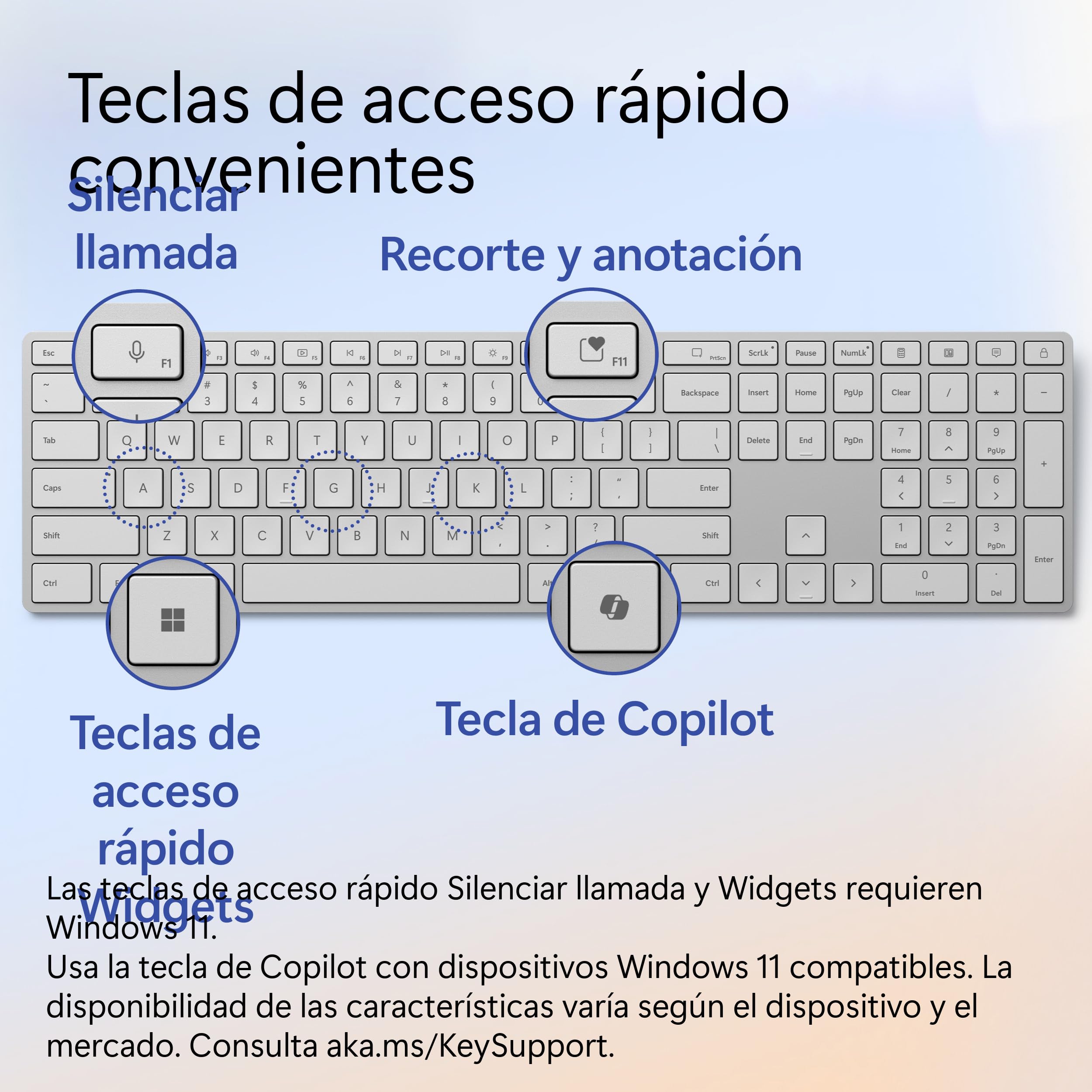 Microsoft Surface Keyboard (2 Edycja), Kompatybilna z Pro lub Laptop, Bluetooth 4.0, Klawiszem Copilot