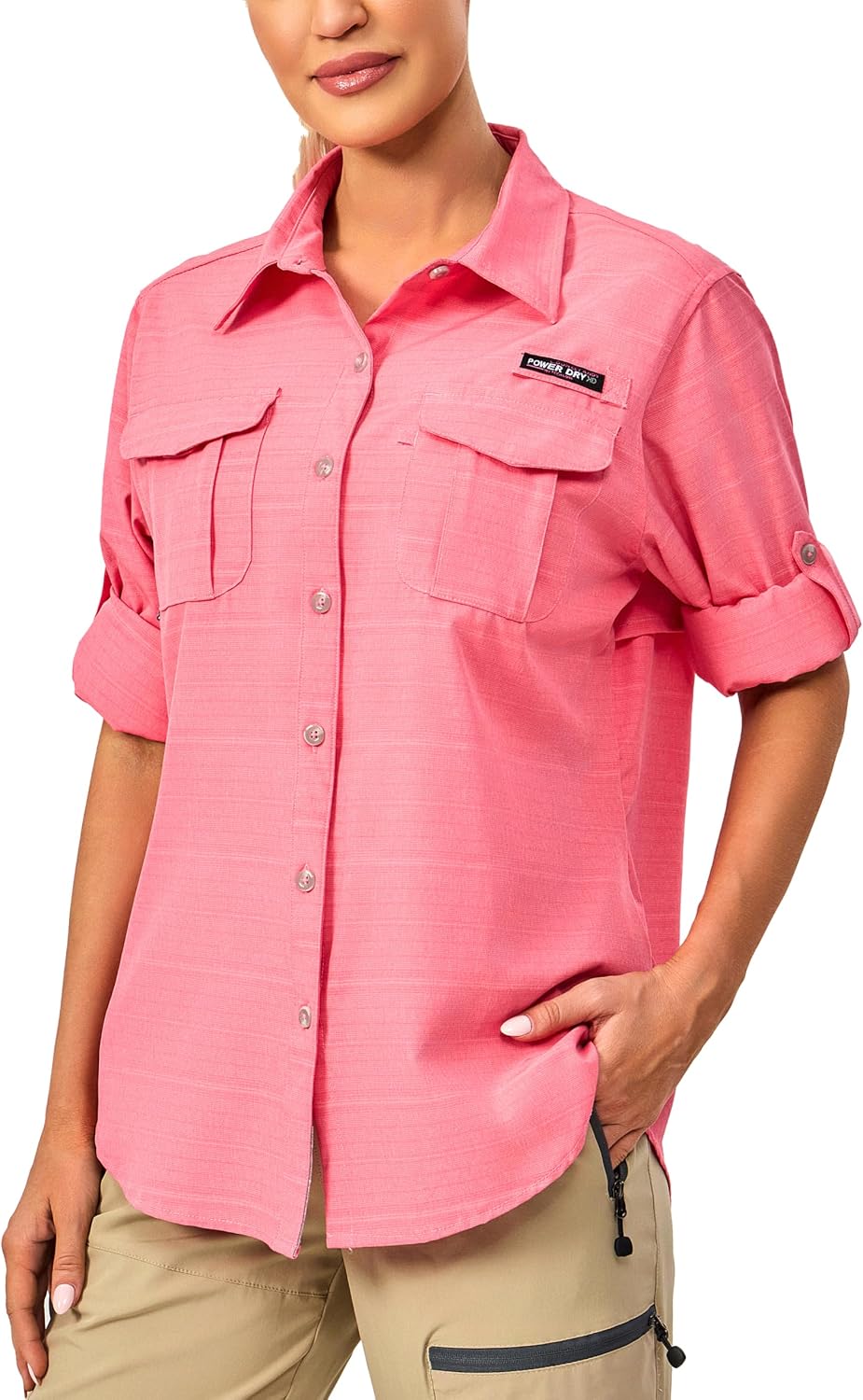 Little Donkey Andy Women's UPF 50+ UV Protection Shirt, Long Sleeve Fishing Shirt, Breathable and Fast Dry